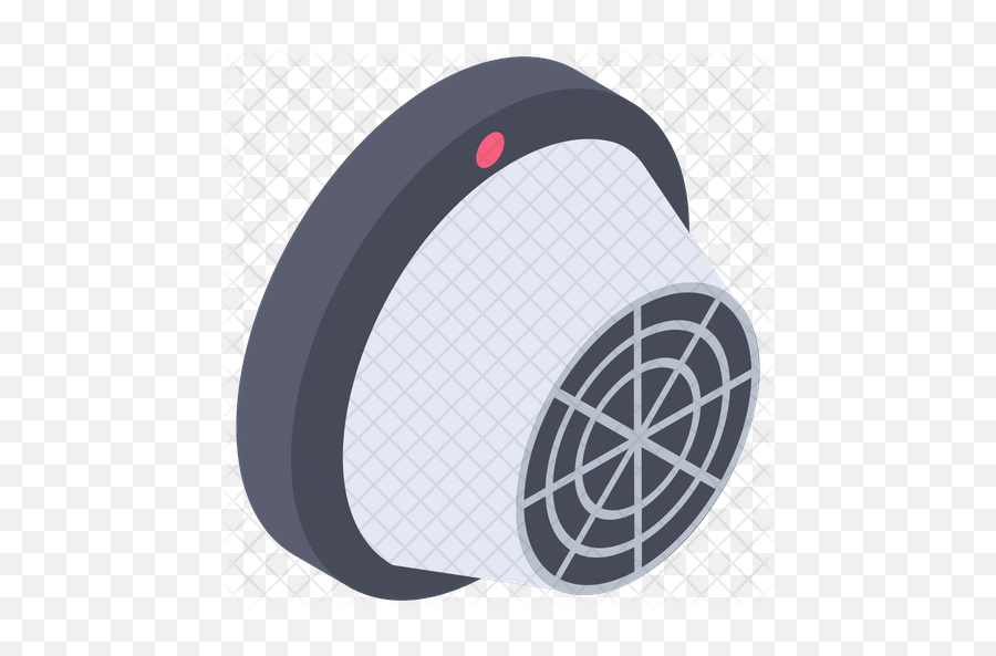 Smoke Detector Icon Of Isometric Style - Circle Png,Tire Smoke Png