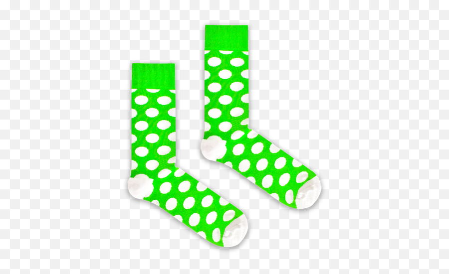 A Lush Green Background And White Polka - Sock Png,White Polka Dots Png