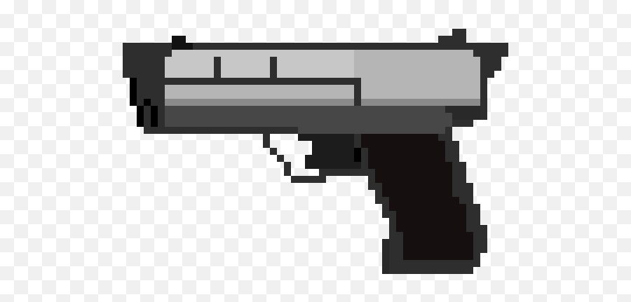 Half - Life Pistol Pixel Art Maker Transparent Pixel Art Gun Png,Pistol Png