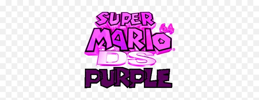 Super Mario 64 Ds Purple - Graphic Design Png,Super Mario 64 Png