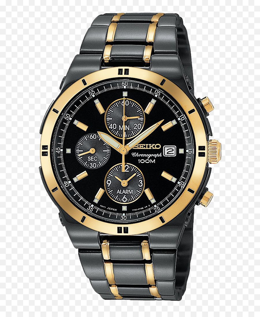 Rolex Watch Png Transparent Images - Black And Gold Rolex Watch,Rolex Logo Png