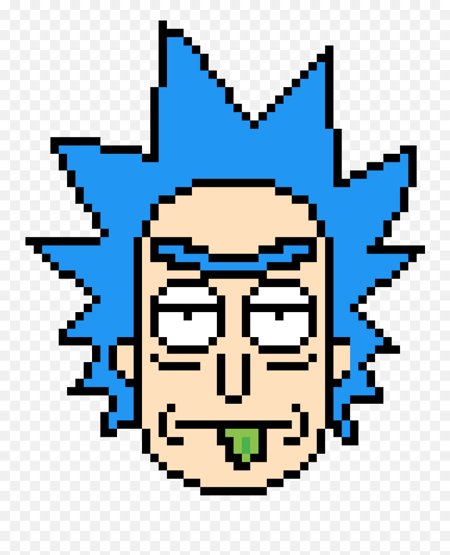 Rick - Rick And Morty Pixel Art Full Size Png Download Pixel Art Rick Y Morty,Rick And Morty Transparent Background
