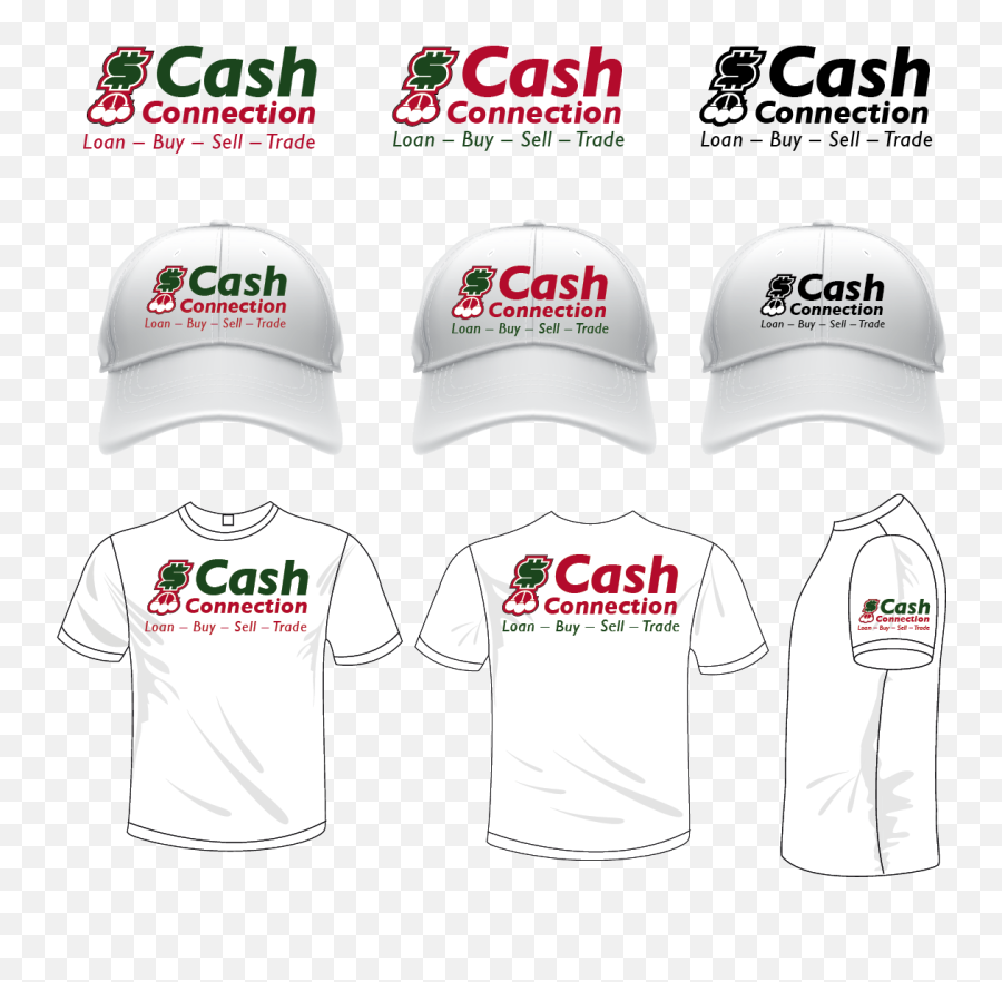 Playful Modern Business Logo Design For Cash Connection By - Baseball Cap Png,Cash Logo