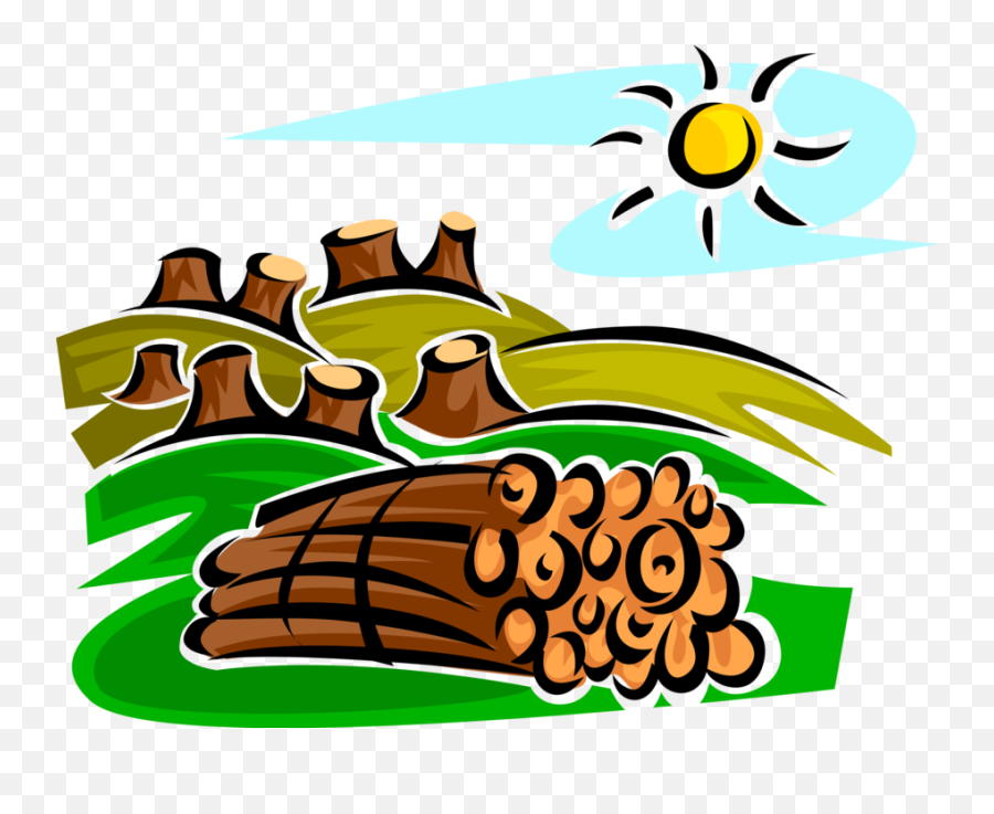 Graphics Vector Illustration - Forestry Clipart Png,Log Png