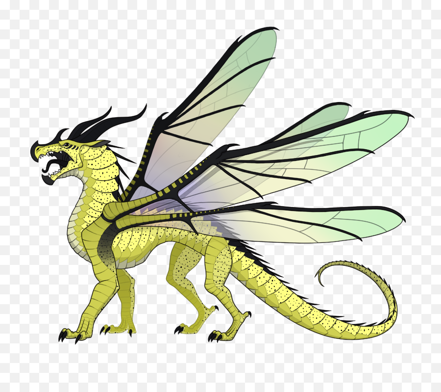 Wings Of Fire Blue And Cricket Clipart - Wings Of Fire Hivewing Png,Fire Wings Png