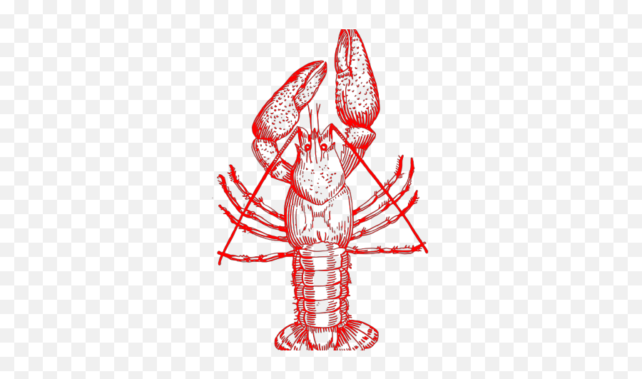 Crawfish Png Svg Clip Art - Crayfish Drawing,Crawfish Png