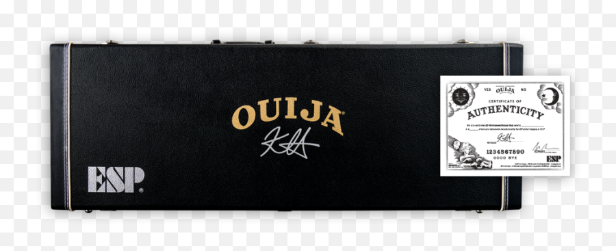 2017 - Ltd Kh Ouija Natural Limited 666p Ntb Guitars Kirk Hammett Ouija Guitar Png,Ouija Board Png