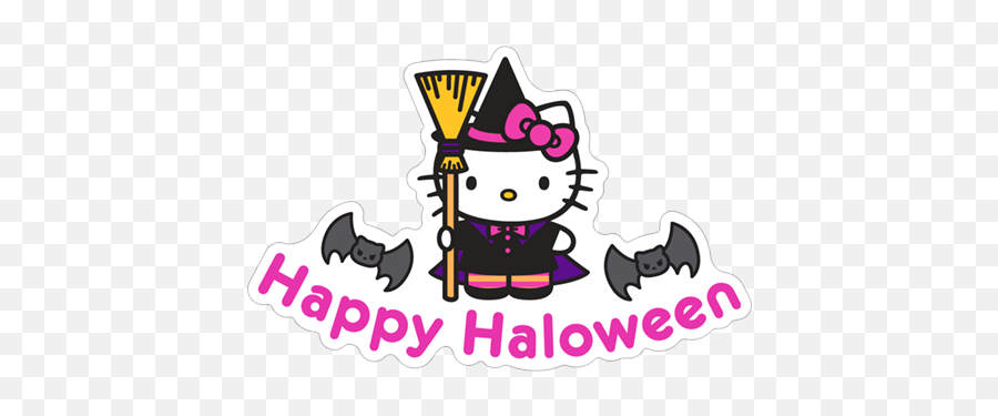 Viber Sticker Kitty Halloween - Hello Kitty Png,Viber Logo Png
