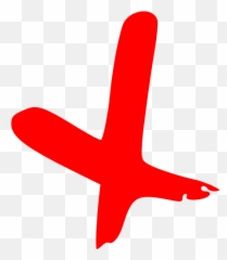 Download - Transparent Wrong Mark Png,Red Cross Transparent