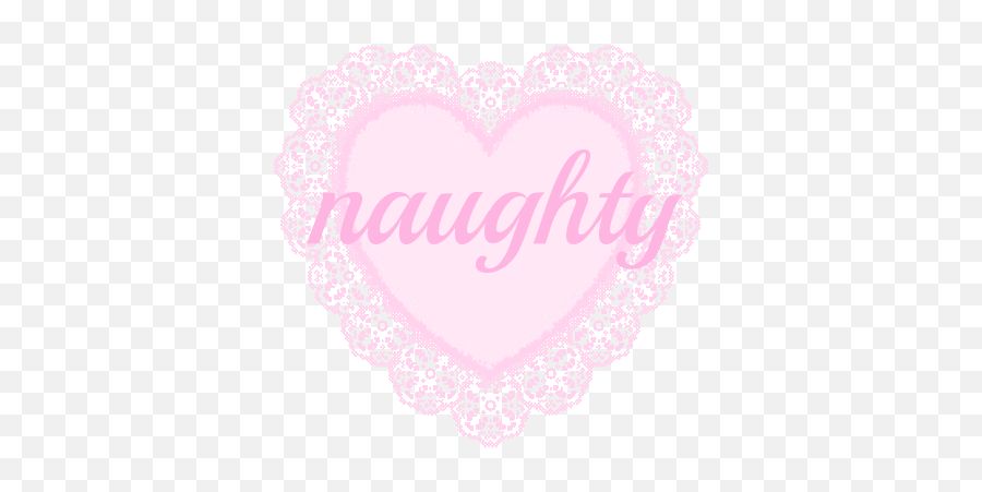 Download Lace Kawaii Pink Naughty - Girly Png,Kawaii Heart Png