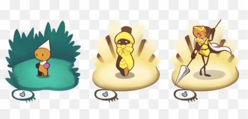 Pokemon Randomizer - Weedle Kakuna U0026 Beedrill By Lurils Fictional Character Png,Weedle Png
