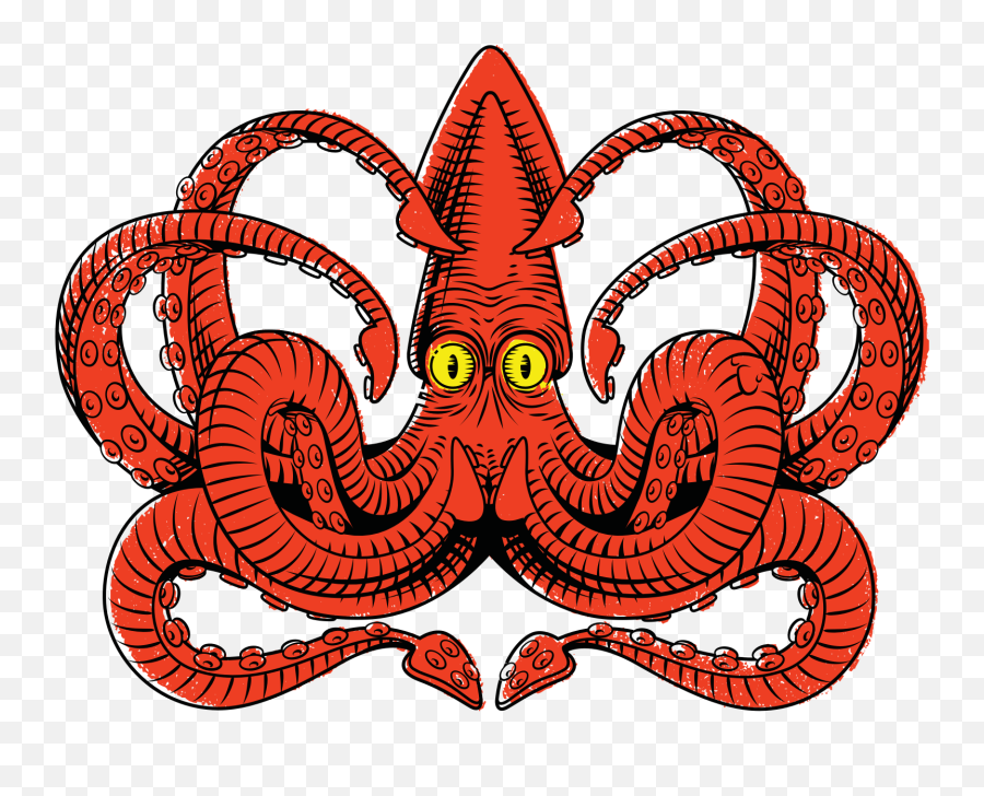 Life Advice For 2019 From A Kraken Have - Illustration Krakens Transparent Png,Kraken Png