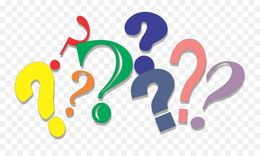 Question Mark Drawing Clip Art - Question Marks Clipart Png,Question Mark With Transparent Background
