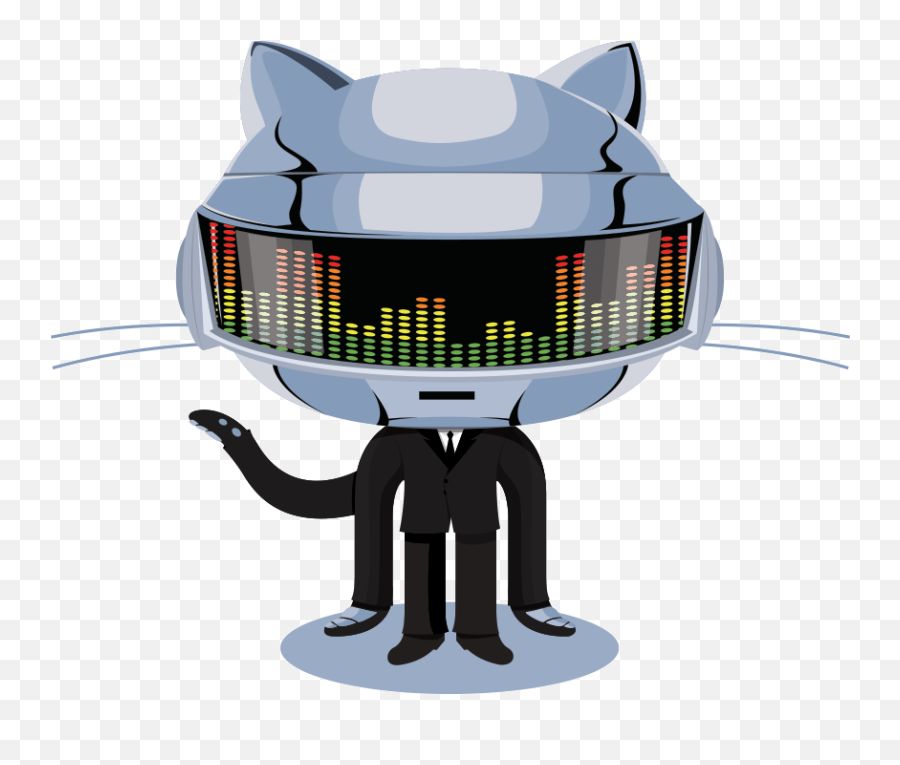 Github Octocat Png Transparent Octocatpng Images - Daft Punk Octocat Guy,Github Logo Transparent