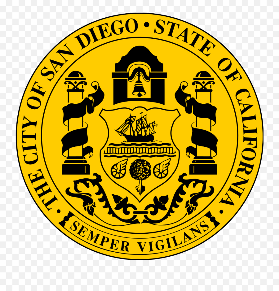 Seal Of San Diego California - San Diego City Council Png,San Diego Png