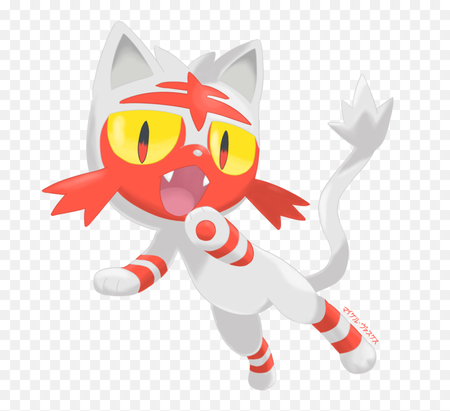 Download Hd Shiny Litten By - Shiny Litten Png,Litten Png