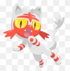 Download Hd Shiny Litten By - Shiny Litten Png,Litten Png