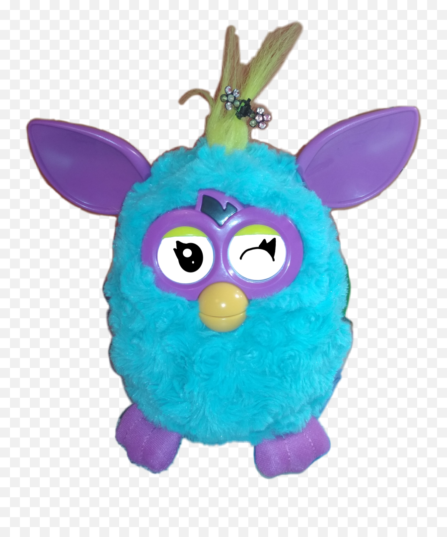 Download The Newest Furby Stickers - Furby Creepy Transparent Png,Furby Transparent