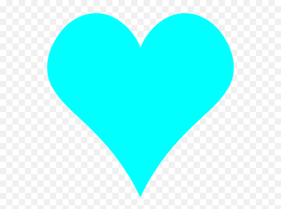 Download Hd Heart - Shaped Clipart Plain Light Blue Love Sky Blue Color Heart Png,Blue Heart Transparent