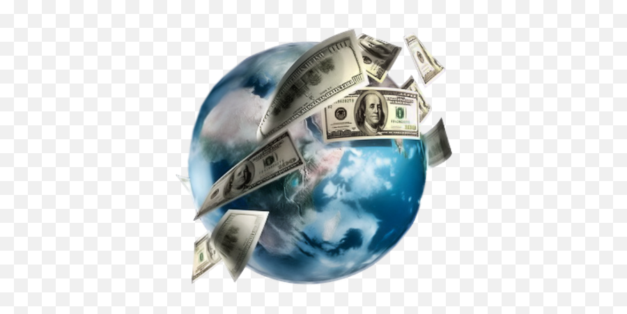 Money Around The World - Money Around The Globe Png,Around The World Png