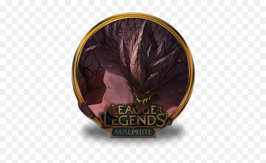 League Of Legends Gold Border Icons - League Of Legends Icone Vel Coz Png,Malphite 10 Year Icon