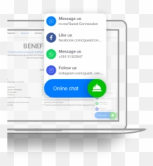 Chat Button - Technology Applications Png,Follow Us On Instagram Icon