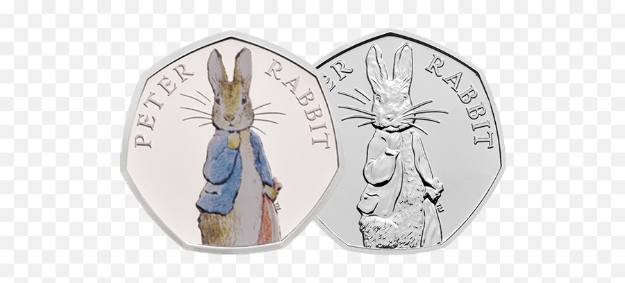 Evolution Of Peter Rabbit The Royal Mint - 2019 Beatrix Potter 50p Png,Peter Rabbit Png