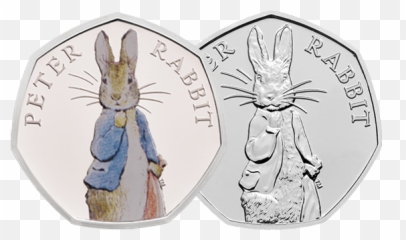 Evolution Of Peter Rabbit The Royal Mint - 2019 Beatrix Potter 50p Png,Peter Rabbit Png