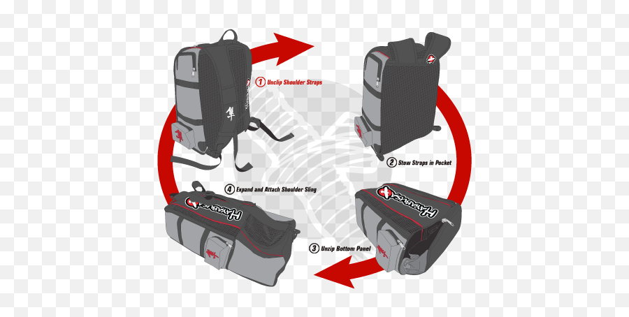 View - Hayabusa Convertible Backpack Png,Hylete Icon Backpack
