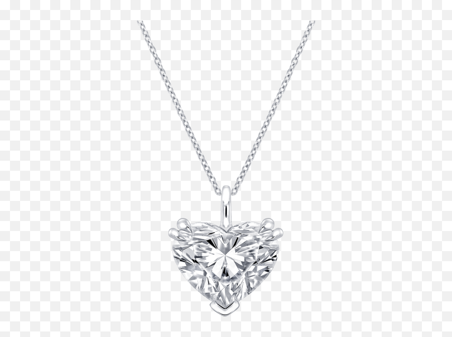 Heart Shaped Diamond Necklace - Larry Jewelry Liontin Png,Diamond Chain Png