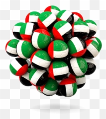 Stack Of Footballs Illustration Flag United Arab Emirates - Dot Png,Download Stack Icon