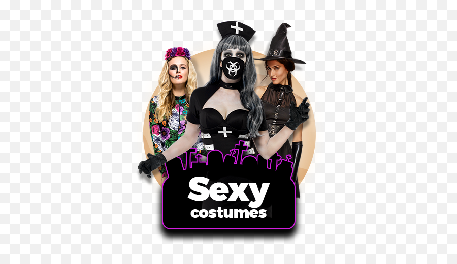 Halloween Tickles World - Costume Party Png,Fashion Icon Halloween Costumes