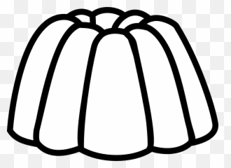 Jello Jelly - Jelly Black And White Png,Jello Png