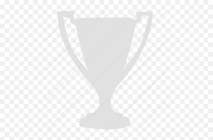 Iconsetc Simple Silver Classica Award Trophy Icon - Champagne Glass Png,Trophy Icon Black