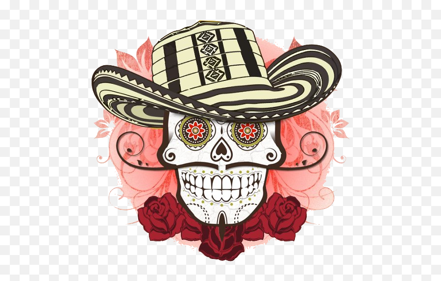 Skulls Cinco De Mayo Transparent U0026 Png Clipart Free Download - Cinco De Mayo Drawing,Cinco De Mayo Png