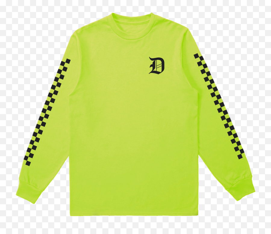 The Daily Dropout U2014 Shop - Yellow T Shirt Long Sleeve Png,Green Shirt Png