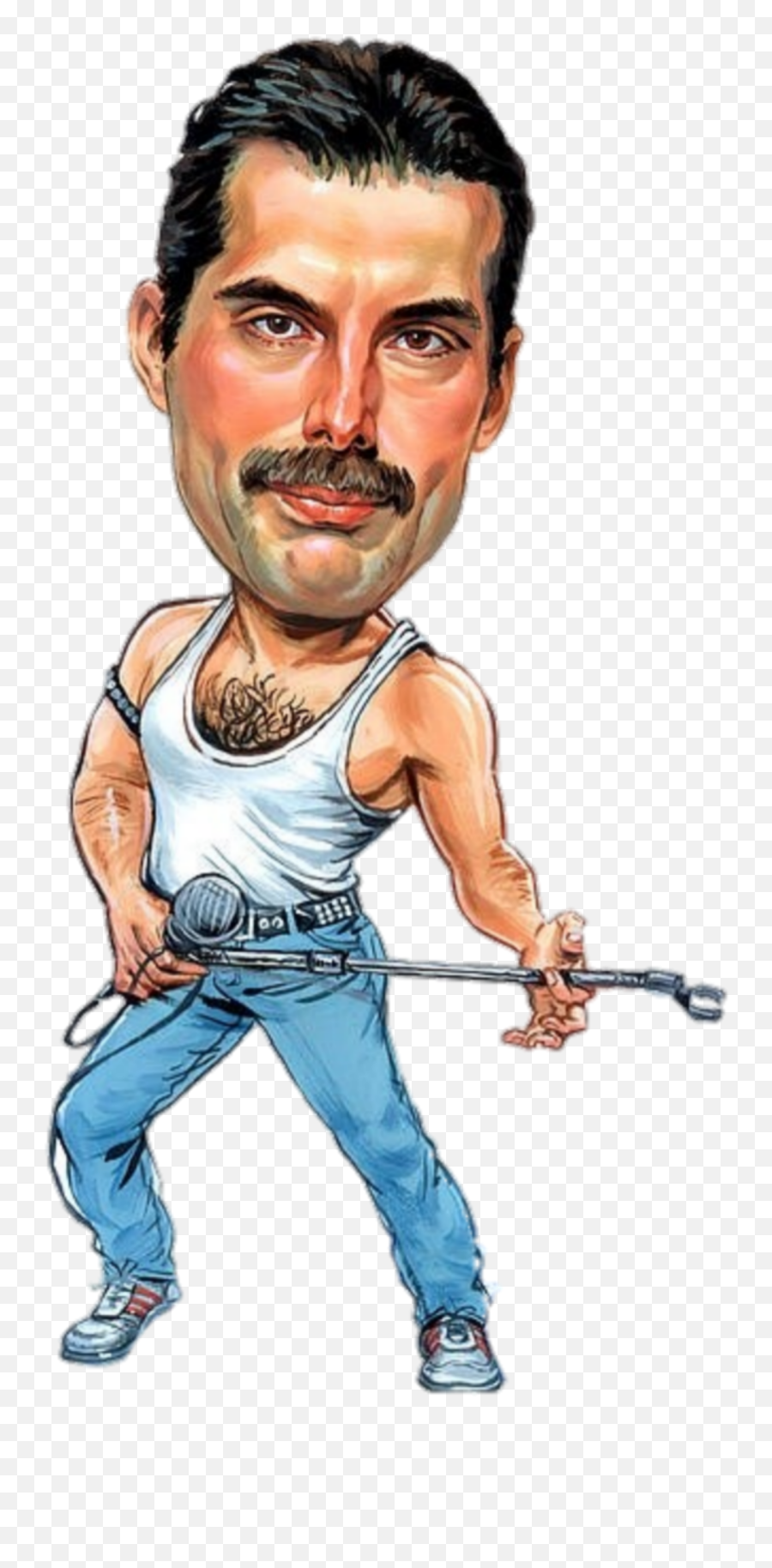 The Most Edited Freddymercury Picsart - Freddie Mercury As Cartoons Png,Killer Queen Icon