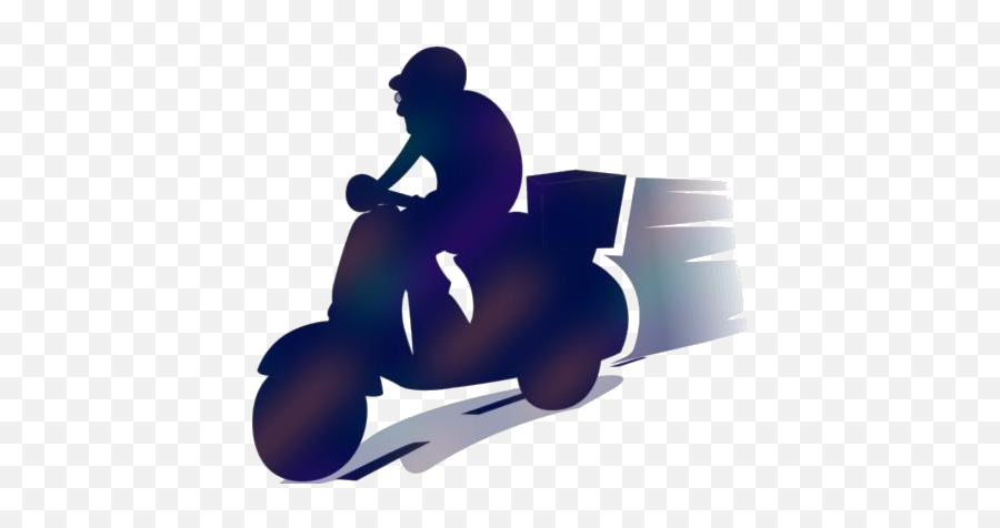 Delivery Icon Png Hd Images Stickers Vectors - Delivery Man On Bike Silhouette,Courier Icon