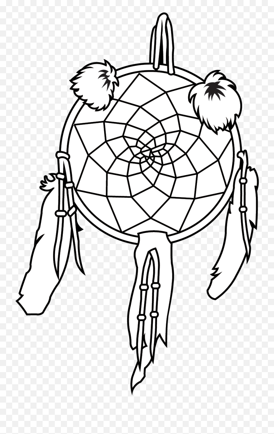 Dream Catcher - Line Art Full Size Png Download Seekpng Dot,Dream Catcher Icon