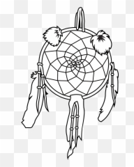 Dream Catcher - Line Art Full Size PNG Download SeekPNG Dot