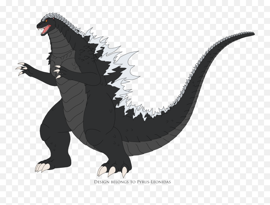 Godzilla Junior Anguirus Mothra Art - Godzilla By Pyrus Leonidas Png,Godzilla Transparent
