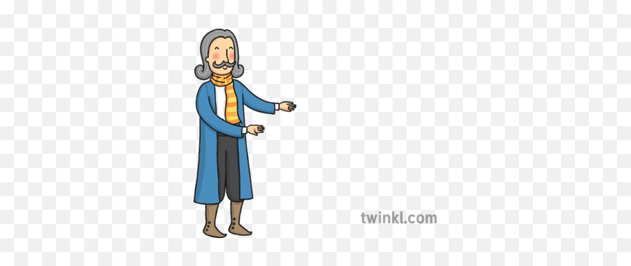 Stranger 1 Holding Invisible Cloth Illustration - Twinkl Cartoon Png,Cloth Png