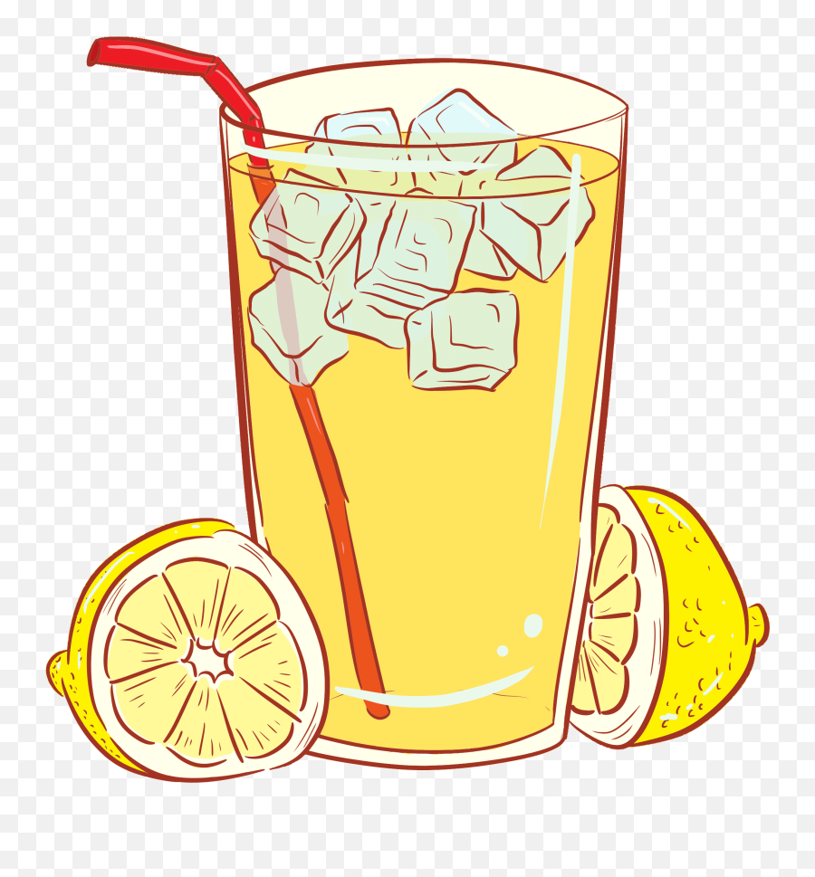 Clipart Glass Of Lemonade - Lemonade Png Transparent,Lemonade Transparent