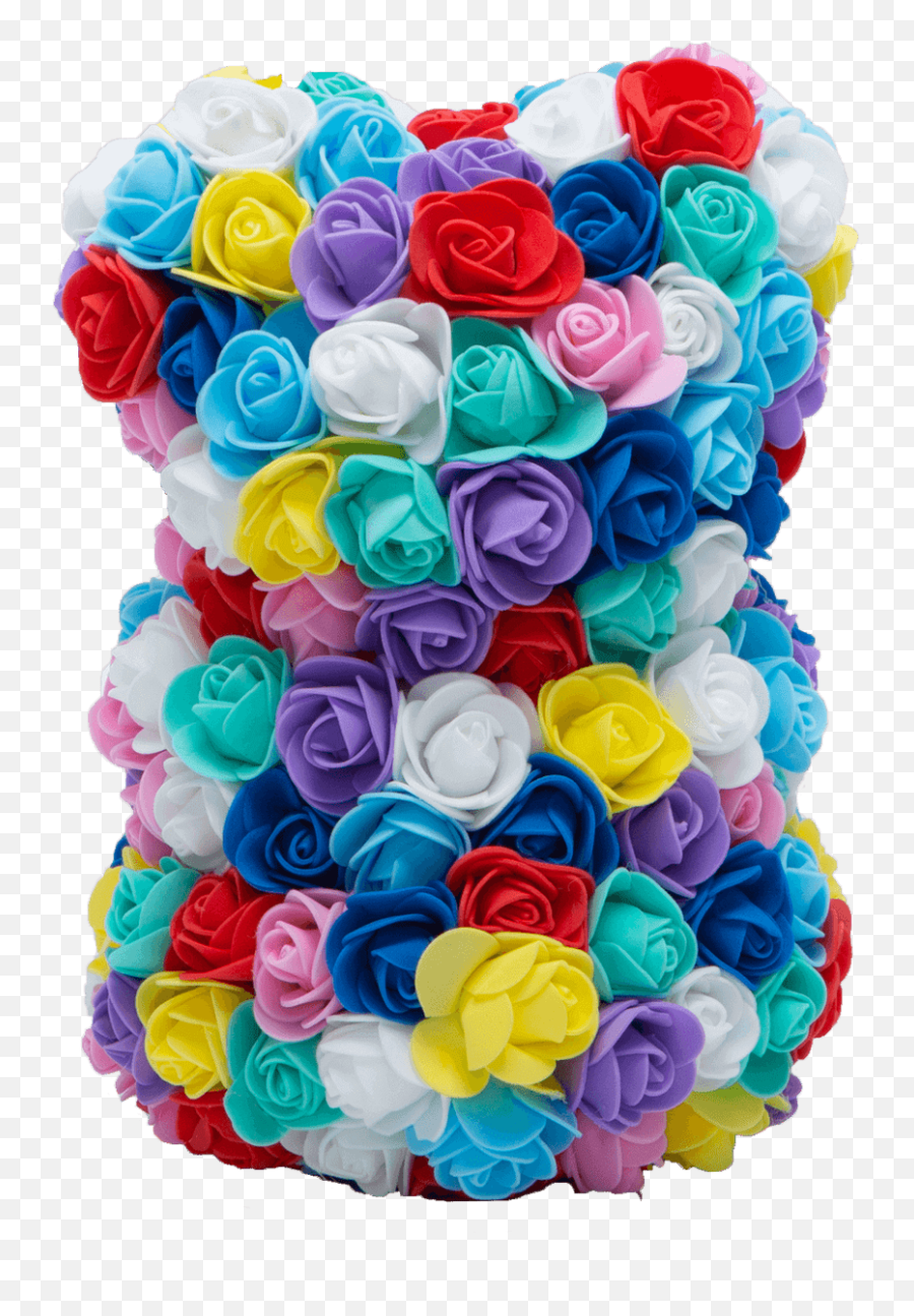Rainbow Rose Bear U2013 Dose Of Roses - Party Supply Png,Google Chrome Icon Rainbow
