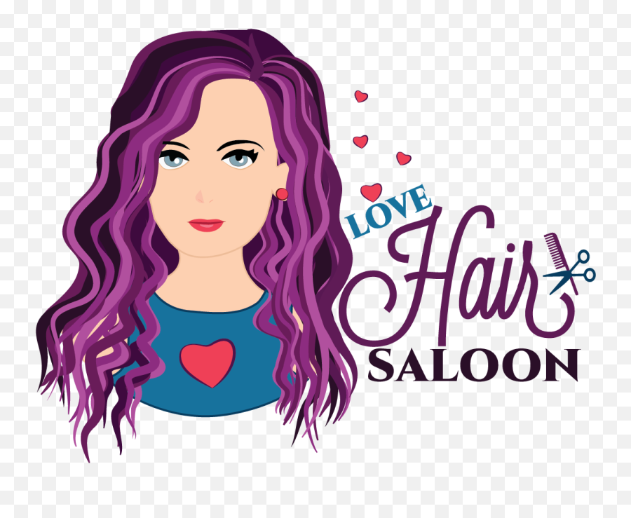 Lady Love Hair Saloon Logo - Saloon Ladies Logo Png,Hair Logo