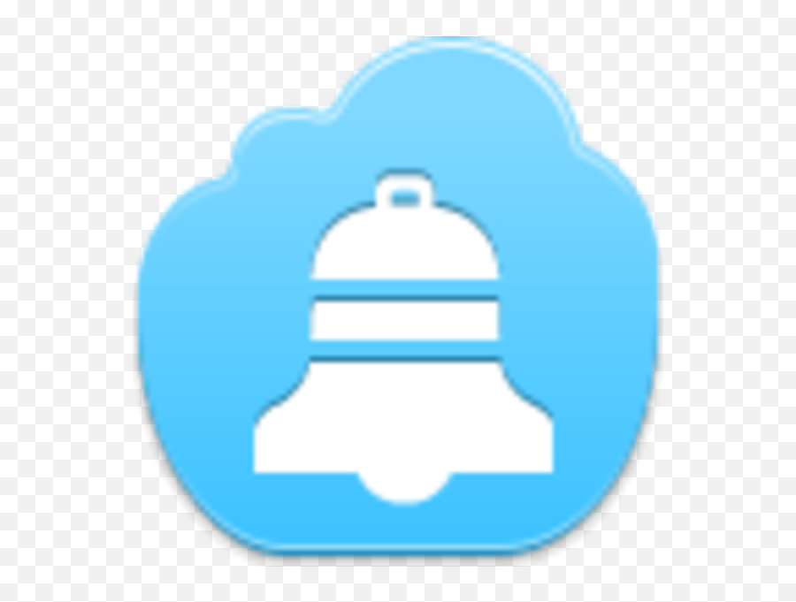 Free Blue Cloud Christmas Bell - Alert Icon Clipart Full Vertical Png,Alert Bell Icon