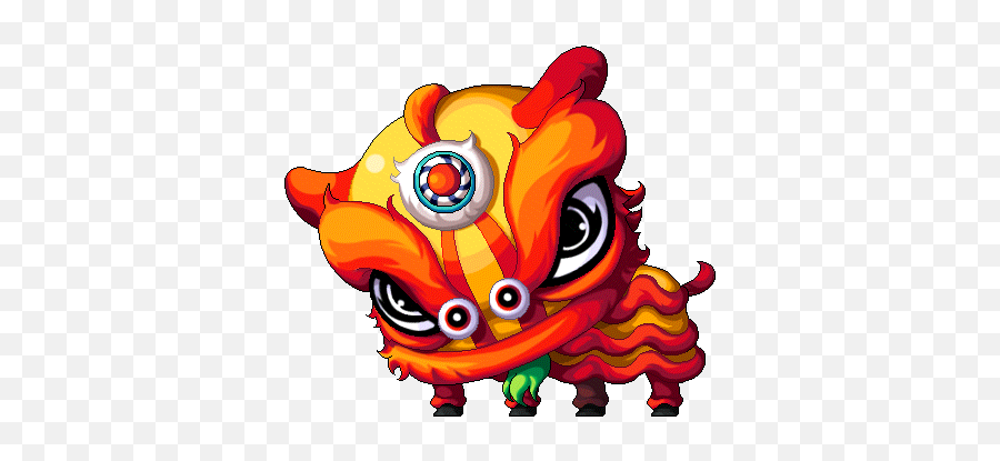 Chinese New Year Hd Png Transparent Hdpng - Cute Lion Dance Gif,Chinese Dragon Transparent Background
