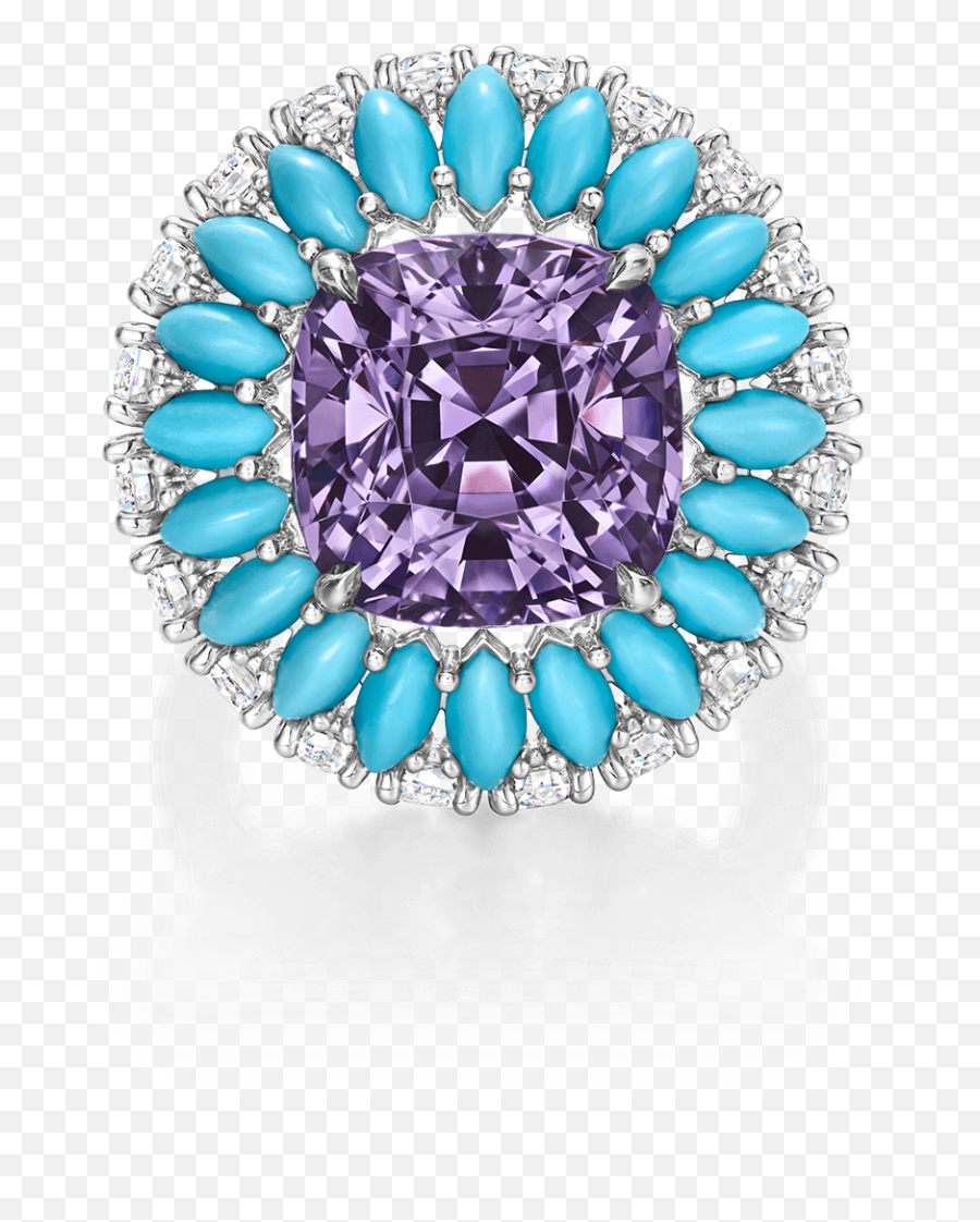 Winston Candy Purple Spinel Ring With Turquoise And Png Icon