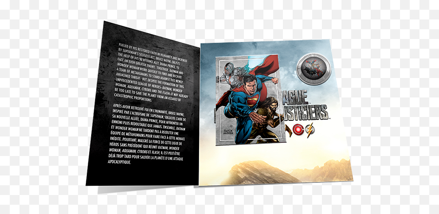 The Justice League - Batman Cyborg Aquamansuperman Wonder Woman 2018 25 Cent Lenticular Coin Rcm Png,Icon Heroes Wonder Woman