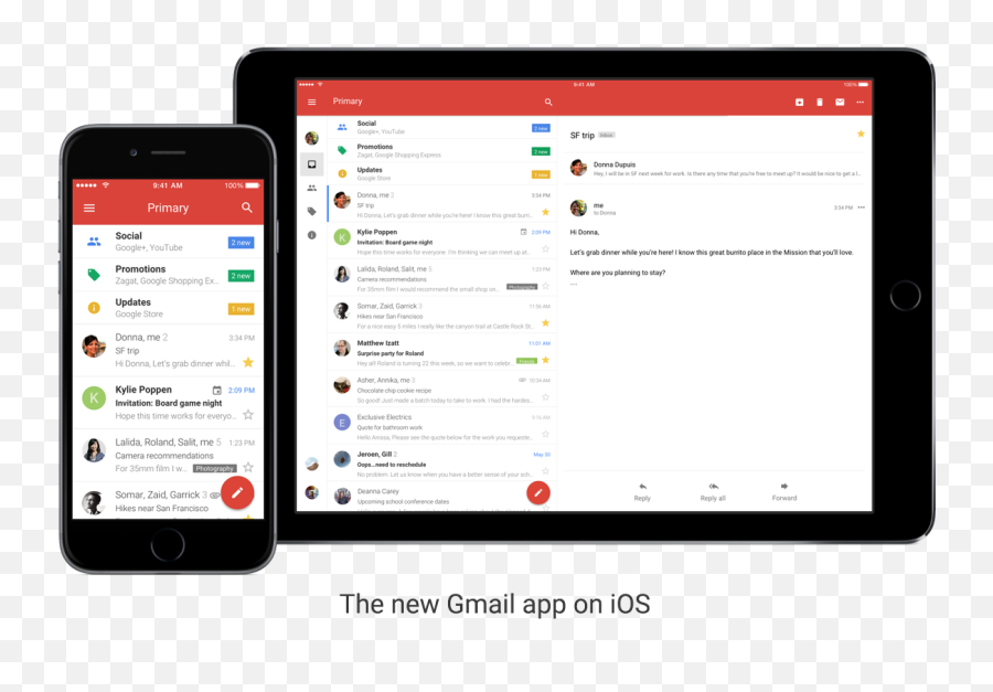 Gmail And Google Calendar Get A Whole - Gmail Ios Png,Gmail Png